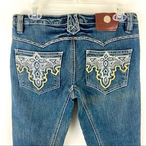 Antik Western Style Medium Wash Denim Jeans size 27